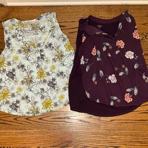 LOFT Sleeveless Tops BUNDLE-size large